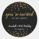 Recherche de vous êtes invités autocollants Anniversaire
