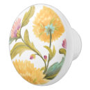 Recherche de fleur jaune boutons et poignées de porte Floral