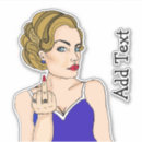 Zoek naar middelvinger stickers Retro