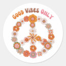 Zoek naar hippie teken stickers Retro
