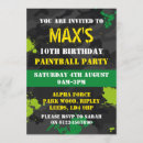 Recherche de partie de paintball invitations Boy