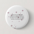 Zoek naar uw eigen ontwerp buttons Blanco