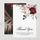 Recherche de floral botanique mariage remerciements cartes Chic