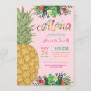 Recherche de ananas tropical invitations Aloha