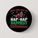 Recherche de noël heureux badges Hiver