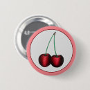Recherche de cerise rouge badges Cerises