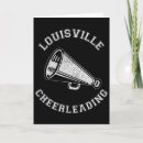 Recherche de sauts de danse vœux cartes Cheerleader