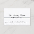 Recherche de chirurgie cartes visite Minimaliste