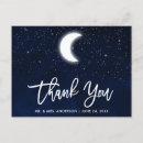 Recherche de ciel nocturne vœux cartes Lune et étoiles