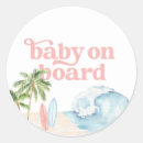 Recherche de bord rose autocollants Palmiers