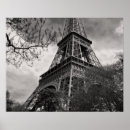 Recherche de tour eiffel noir et blanc posters Célèbre