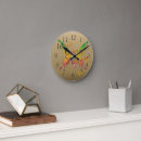 Recherche de papillon rouge horloges Jaune