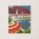 Recherche de voyage vintage puzzles Illustration