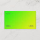 Recherche de vert jaune cartes visite Customer