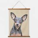 Recherche de pinscher miniature art Dog