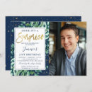 Recherche de bleu et vert anniversaire invitations Pour tous