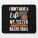 Zoek naar basketbal speler muismatten Basketbalfan