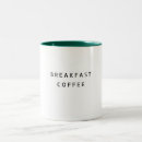 Recherche de humour petit déjeuner tasses Moderne