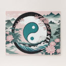 Recherche de yin et yang puzzles Noir et blanc