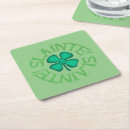 Recherche de trèfle 4 feuilles de dessous de verres Irish