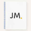 Zoek naar initialen notitieboeken Minimalistisch