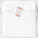 Recherche de fleur simple autocollants Mother to be