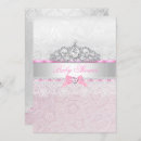 Recherche de tiara baby shower invitations Élégant