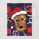 Recherche de terrier d airedale cartes postales Airedales