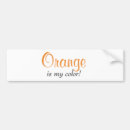 Zoek naar oranje bumperstickers Kleur