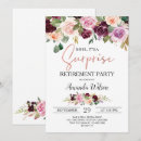 Recherche de retraite surprise invitations Floral