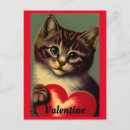 Recherche de chat vintage cartes postales Unique