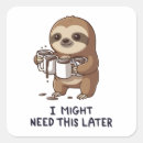 Recherche de humour de café autocollants Caféine