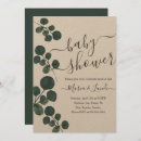 Recherche de kraft baby shower invitations Verdure