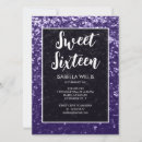 Recherche de pourpre 14x19 invitations Violet