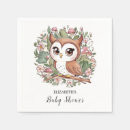 Zoek naar uil baby shower servetten Jongen