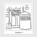 Recherche de lettre postale autocollants Service postal