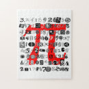 Recherche de chiffres puzzles Maths