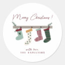 Recherche de noël classique autocollants Mignon