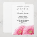 Recherche de gerbera rose invitations Élégant