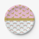 Recherche de plats de licorne assiettes Girl