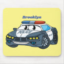 Recherche de voiture police tapis souris Policier