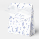 Recherche de botanique vintage ballotins Bleu et blanc