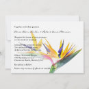 Recherche de oiseau de fleur de paradis invitations Pour eux