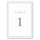Recherche de silver numbers table mariage table cartes Moderne