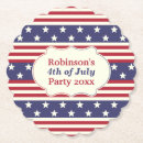 Recherche de bannière étoilée dessous de verres Americana