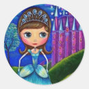 Recherche de cendrillon autocollants Bleu