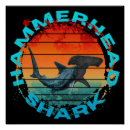 Recherche de requin marteau posters Vintage