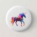 Recherche de licorne colorée badges Toute personne