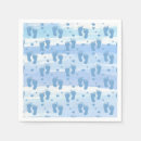 Recherche de pieds bébé serviettes Bleu