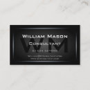 Recherche de cadre noir cartes visite Élégant